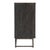 2020s Ebony Geometric Wood Cabinet For Sale - Image 5 of 13