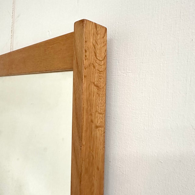 Scandinavian Oak Chest of Drawers and Mirror, Sweden, 1960s, Set of 2 For Sale - Image 4 of 12