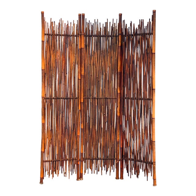 Vintage Bamboo Wall ,Divider For Sale