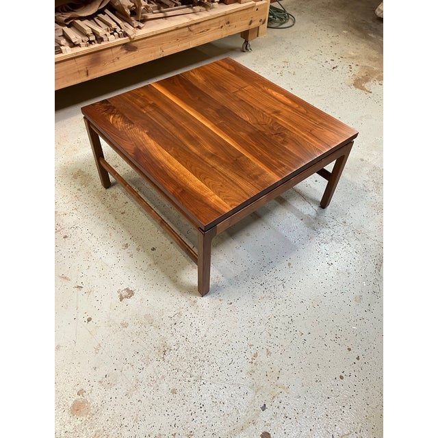 Gunlocke Walnut Side Table For Sale - Image 10 of 12