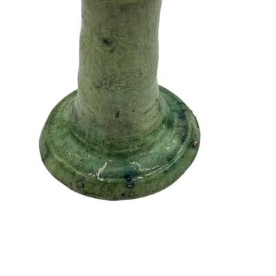 Moroccan Tamegroute Glazed Candlestick Holder For Sale In Los Angeles - Image 6 of 7
