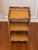 1970s Organic Modern Three-Tier Small Etagere in Burnt Bamboo and Rattan For Sale - Image 4 of 13