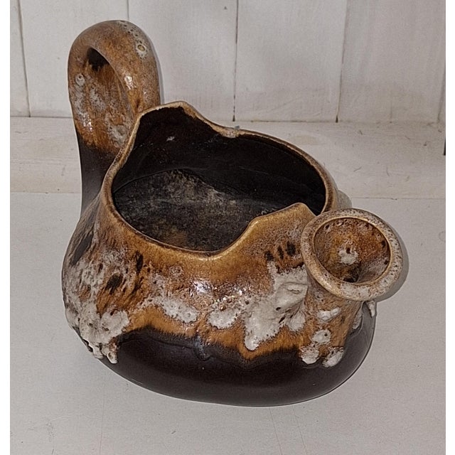 Vintage Fat Lava Ceramic Planter by Rudolph Ratekau, 1970s For Sale - Image 3 of 6