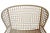 Metal Outdoor Sand Faux Wicker Easy Chair For Sale - Image 7 of 8