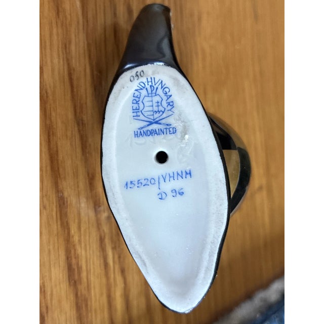 Add a touch of classic European charm to your collection with this exquisite vintage Herend baby snail figurine. Crafted...