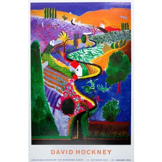Nichols Canyon Poster after David Hockney For Sale
