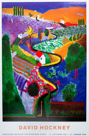 Nichols Canyon Poster after David Hockney