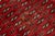 Vintage Handmade Turkaman Red Wool Rug With Allover Pattern For Sale - Image 9 of 10