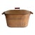 Antique Primitive Copper Wash Tub Boiler W/ Lid & Wood Handles – 23" For Sale