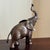 Metal Large Mid-20th Century Brass Elephant Sculpture W/ Bronze Patinated Finish For Sale - Image 7 of 11