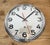 Silver Vintage Industrial Silver Wall Clock from TN, 1960s For Sale - Image 8 of 18