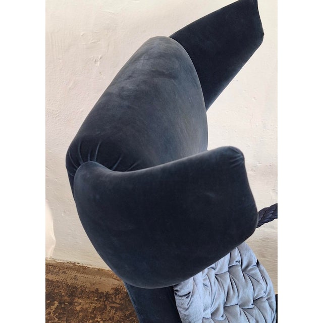 Metal Faia Bergère Lounge Chair by Toni Cordero for Sawaya and Moroni, Italy 1993 For Sale - Image 7 of 12