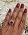 3.37 Carat Natural Amethyst Diamond Sapphire Yellow Gold Cocktail Ring Cute and Dainty!! This ring has a bright and vivid...