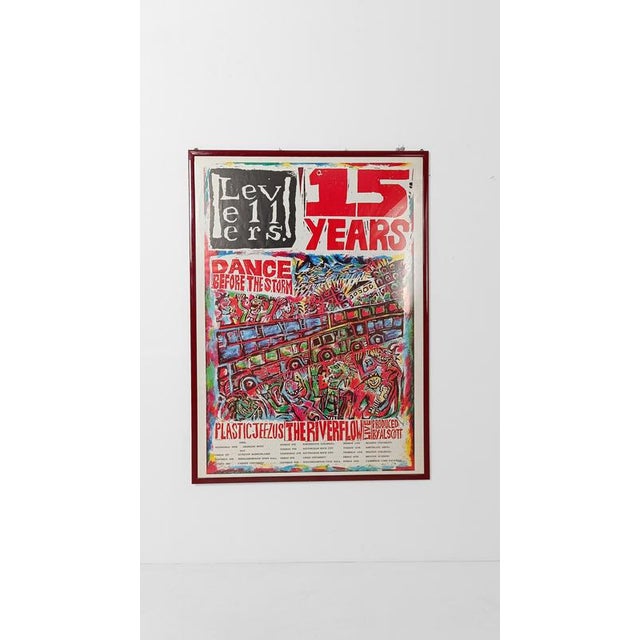The Levellers Billboard Promo Poster Dance Before the Storm 15 Years, 1990s For Sale - Image 4 of 13