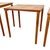Vintage Danish Modern Teak Nesting Tables by Toften Møbelfabrikken, Set of 3 For Sale - Image 4 of 18