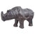 2000 - 2009 Large Mid-Century Leather Rhino Figurine byOmersa for Liberty & Co., London For Sale - Image 5 of 5