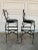1980s John Risley Style Wrought Iron Bar Stools For Sale - Image 5 of 10