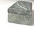 Traditional Vintage Hand-Carved Green Soapstone Feather Lidded Box For Sale - Image 3 of 10