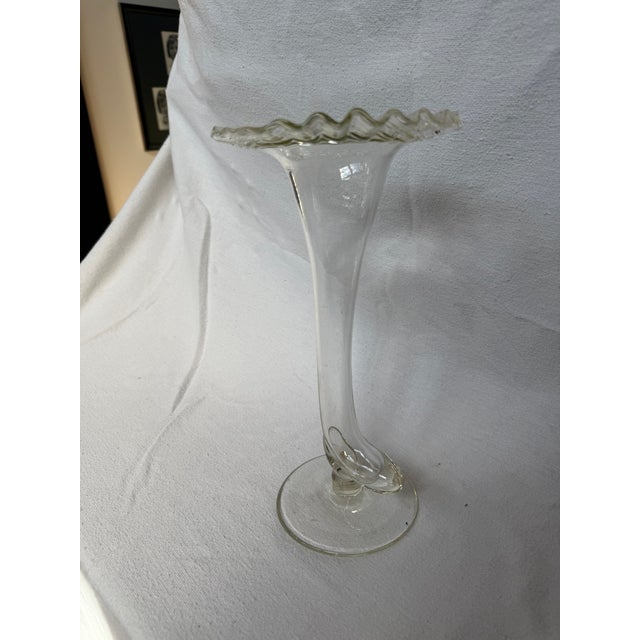 Elegant Crystal Vase. Perfect for a long stem rose