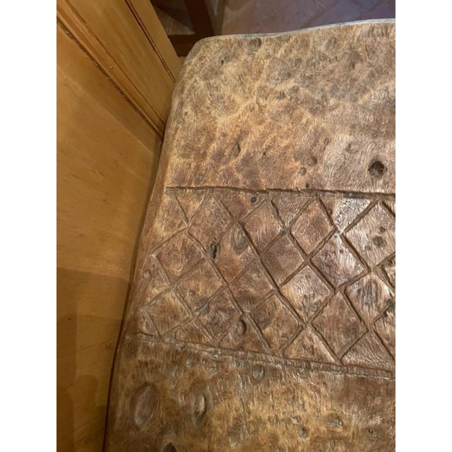 1960s Carved Wooden Swing Hut Door Batonga Zambezi Africa Tribal For Sale - Image 6 of 12