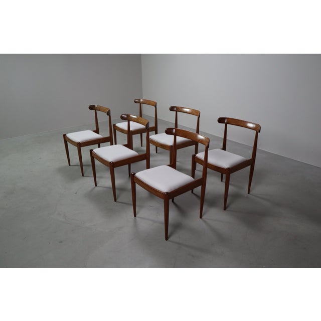 Belform Model 500 Dining Chairs by Alfred Hendrickx for Belform, 1950s, Set of 6 For Sale - Image 4 of 18