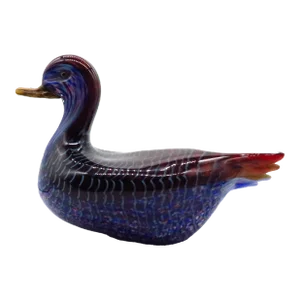 Large Murano Glass Duck Figure
