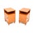 Swedish Art Deco Bedside Cabinets in Satin Birch, 1930, Set of 2 For Sale - Image 6 of 11
