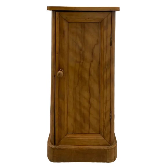 Louis Philippe Early 19th Century Louis Philipee Curly Birch Night Stand For Sale - Image 4 of 9