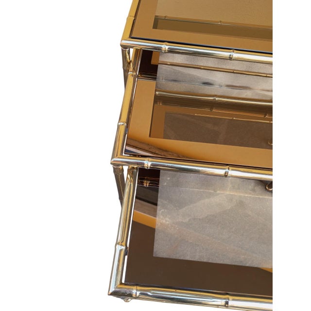 Vintage Italian Nesting Tables, 1970s, Set of 3 For Sale - Image 3 of 11