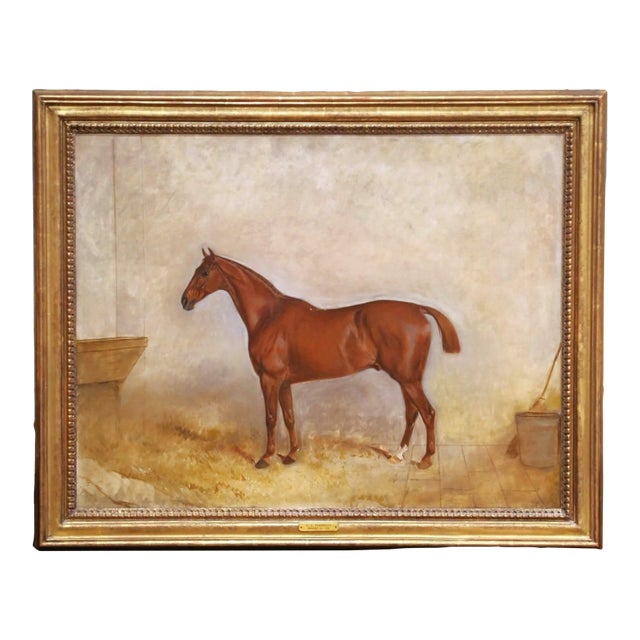 19th Century English Horse Oil on Canvas Painting by Claude Lorraine Ferneley For Sale