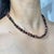 Red Boho Chic Faceted 124 Ct Red Tiger's Eye Bead Strand Necklace, 16.75 Inch For Sale - Image 8 of 14