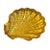 Vintage Large Clam Shell Bowl in Brass For Sale