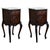 Antique French Mahogany Night Stands or bedside tables with marble top , 1900, A Pair For Sale - Image 15 of 18