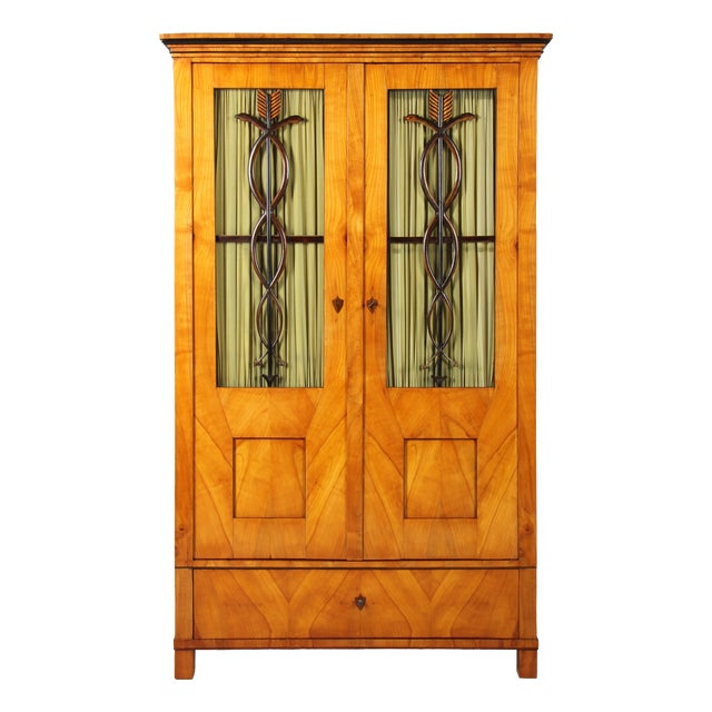 Biedermeier Bookcase in Cherry, 1825 For Sale
