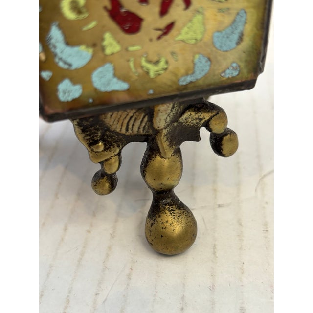 Antique 100 Years Old Chinese Incense Burner With Foo Dog Finial For Sale - Image 10 of 10