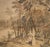Late 19th Century Antique François Boucher Large Wide Country French Tapestry Forest Wagon Boats Castle 1890, Trimmed in Flat Braid For Sale - Image 5 of 8