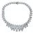 55 Ct Diamond Bridal Necklace 18 Karat White Gold 107 Gm, Estate For Sale