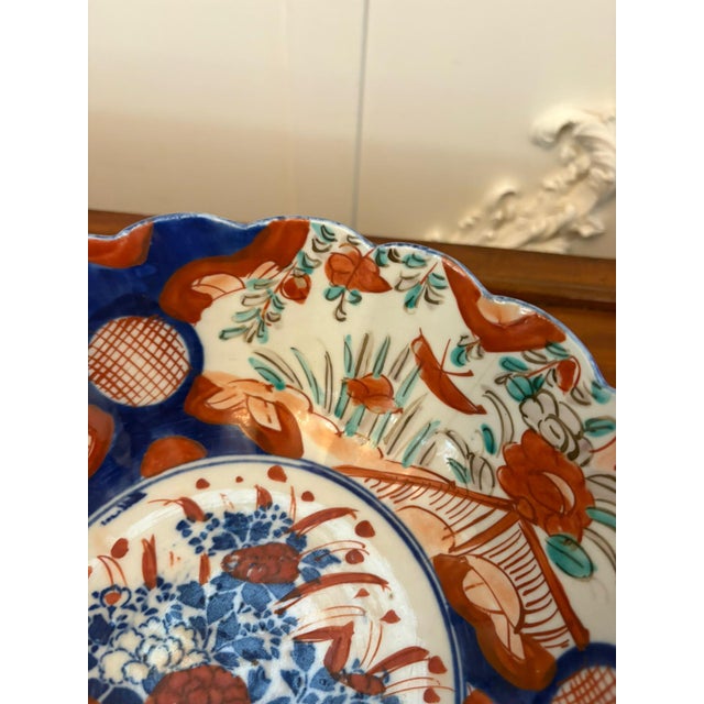 Antique Edwardian Japanese Imari Bowl, 1900 For Sale - Image 10 of 11