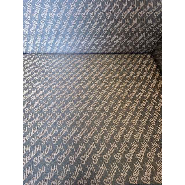 Scandinavian Midcentury Modern Black Leather Sofa by Stouby For Sale - Image 17 of 17