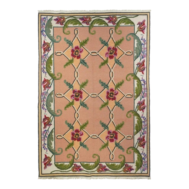 Turkish Sumak Rug 6' X 9' For Sale