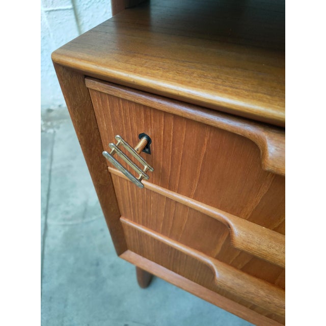 Mid-Century Teak Desk attributed to Gunni Omann for Omann Jun, 1970 For Sale - Image 13 of 13