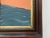 Blue "Heat Waves" Abstract Art in Antique Frame, Original Seascape Painting by JTS For Sale - Image 8 of 10