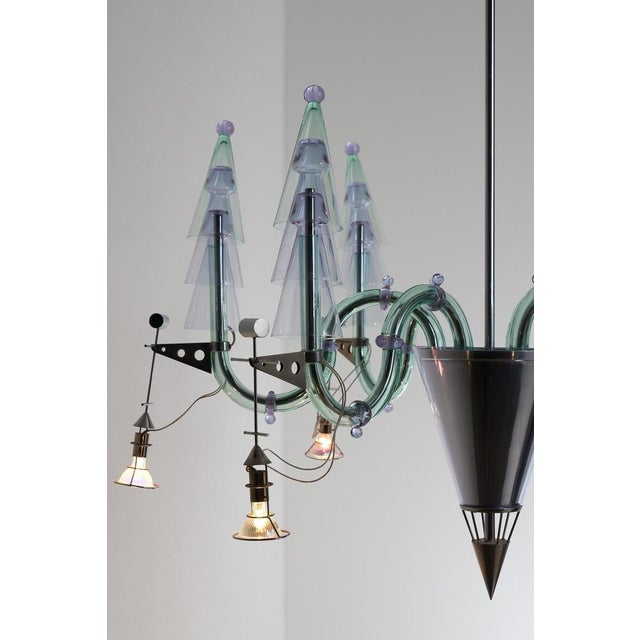 Murano Glass Chandelier by Gian Paolo Canova & Carlo Moretti, 1988 For Sale - Image 10 of 18