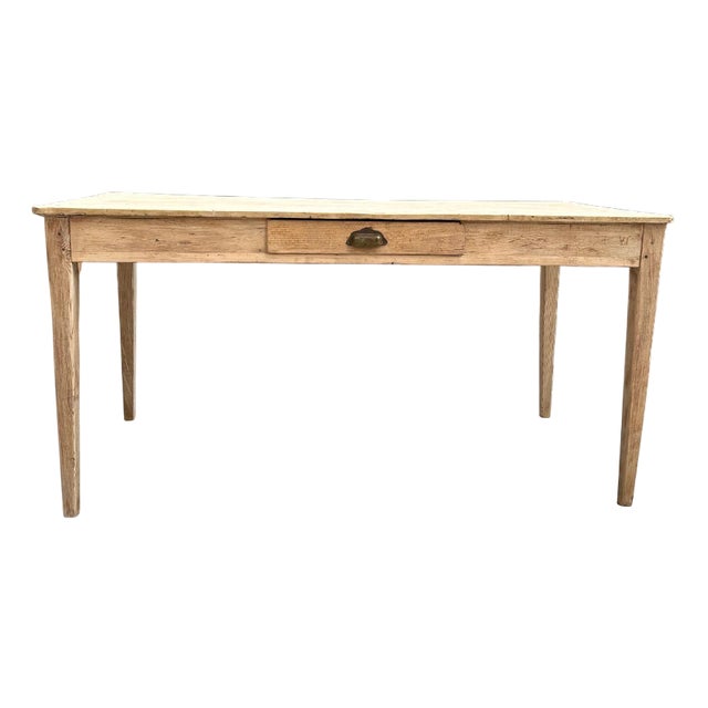 Country Table with Spindle Legs For Sale