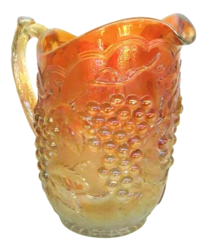 Imperial Grape Style Carnival Glass Marigold Water Lemonade Pitcher