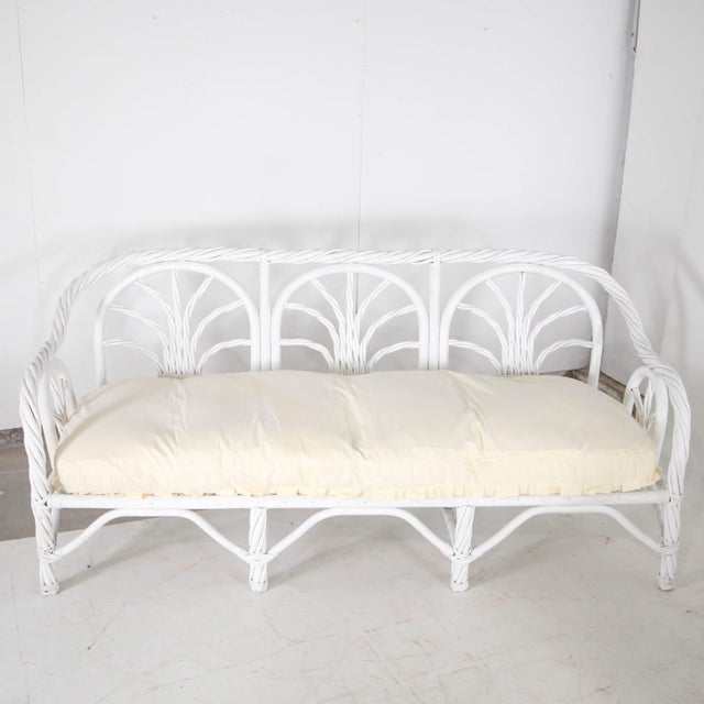 Bleached Rattan Lounge Set, 1970s, Set of 4 For Sale - Image 14 of 17