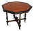 Dutch 19th Century Octagonal Ebonized & Burl Maple Center Table For Sale