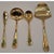 Gold VTG Hollyberry 4 Piece Serving Set Gold Tone JCPenney No. 1006 For Sale - Image 8 of 12