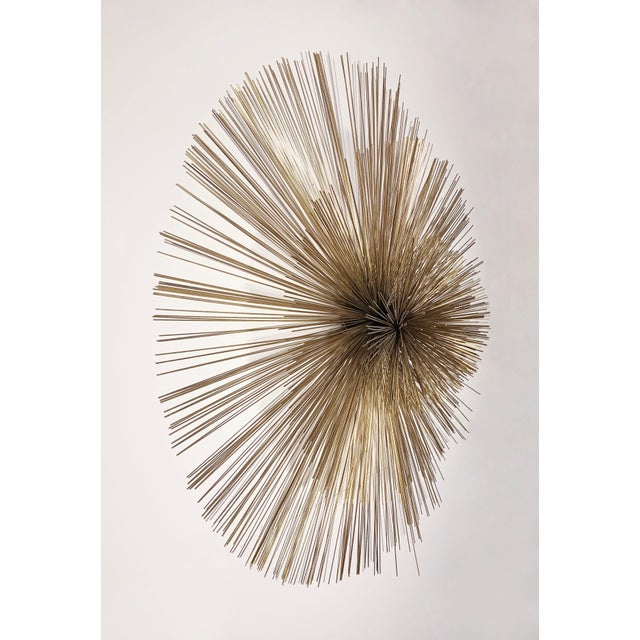 Mid-Century Modern Signed Curtis Jere Starburst POM POM Abstract Wall Sculpture For Sale - Image 3 of 5