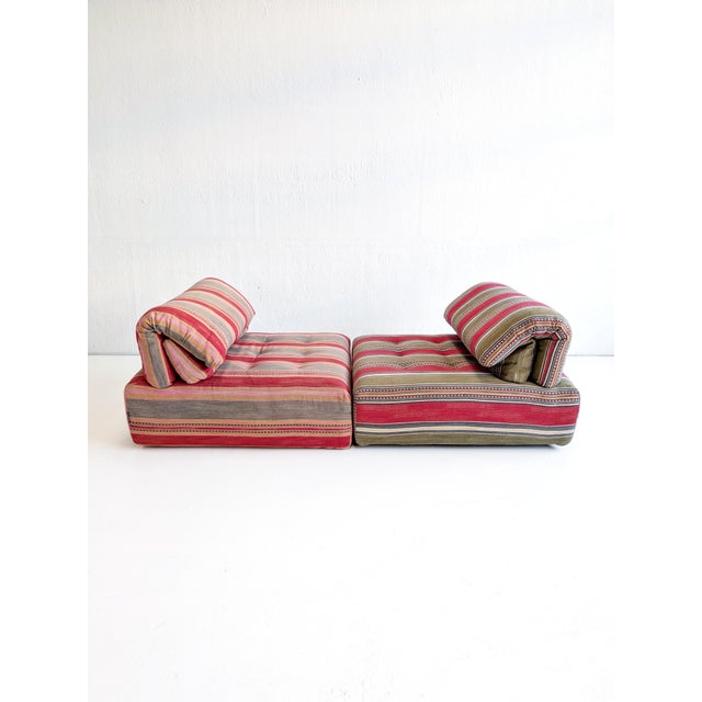 Voyage Immobile Modular Sofa by Hans Hopfer for Roche Bobois, 1990s, Set of 2 For Sale - Image 6 of 11